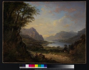 بحيرة لوون ، أيرشاير ، قبل عام 1840 بواسطة الكسندر نسميث