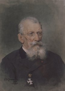 صورة للفنان بيوتر ب. سوكولوف 1821-1899 بواسطة الكسندر نيكولايفيتش ستيبانوف