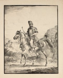 فارسية على ظهور الخيل ، ١٨٢٠