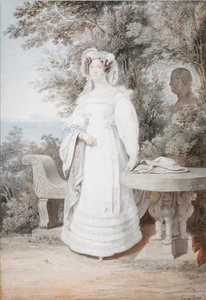 صورة لماريا إيزابيلا من إسبانيا 1789-1848 ، ملكة الصقليتين ، 1825