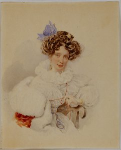 صورة لإيكاترينا بافلوفنا باكونينا 1795-1869 ، قبل عام 1832