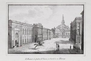 منظر للترسانة والمسبك في سلسلة سان بطرسبرج مناظر سانت بطرسبرغ ، 1820s بواسطة ألكسندر بلوخارت