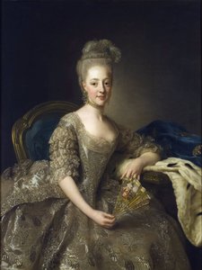 Hedwige-Elisabeth-Charlotte de Schleswig-Holstein-Gottorp - صورة هيدويغ إليزابيث شارلوت من هولشتاين غوتورب (1759-1818) - بينتور دي ألكسندر (ألكسندر) روزلين (1718-1793) بواسطة الكسندر روسلين