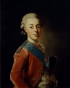 صورة الدوق الكبير بافيل بتروفيتش 1754-1801 ، 1776 بواسطة الكسندر روسلين