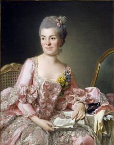 صورة لماري سوزان (ماري سوزان) جيروست ، مدام روزلين (1734-1772) لوحة روزلين ، ألكسندر (ألكسندر) (1718-1793) بواسطة الكسندر روسلين