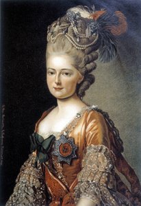 صورة للدوقة الروسية العظيمة ماري فيودوروفنا رسمها الرسام السويدي ألكسندر روزلين (1718 - 1793) عام 1777. بواسطة الكسندر روسلين