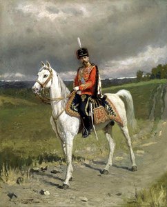 صورة للإمبراطور نيكولاس الثاني 1868-1918 ، 1907. بواسطة ألكسندر فلاديميروفيتش ماكوفسكي
