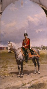 صورة للإمبراطور نيكولاس الثاني 1868-1918 ، 1908 بواسطة ألكسندر فلاديميروفيتش ماكوفسكي