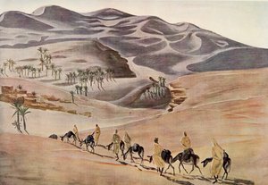 ديونز (بني عباس) ، من رسومات ولوحات أفريقية ، أُعدم خلال رحلة سيتروين سنتر أفريقيا ، البعثة الثانية Haardt Audouin-Dubreuil ، حانة. باريس ، 1927