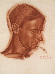صورة للفنان فاسيلي شوكهايف 1887-1973 ، نهاية 1910s