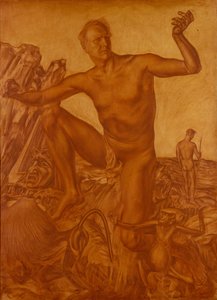 صورة المغني فيودور شاليابين 1873-1938 ، 1917