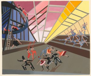 تصميم خلاب من مجموعة Décors de Théâtre ، 1930.