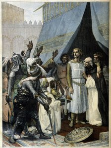 القديس لويس في القدس (من لوحة كابانيل) - في "Le Petite Journal" في 11 سبتمبر