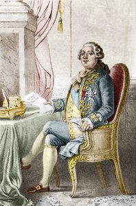 صورة لويس السادس عشر (1754-1793) ، ملك فرنسا. بواسطة الكسندر (بعد) لاكوشي