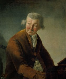 صورة لكارل فريدريش أبيل 1723-1787 بواسطة الكسندر أوغست روبينو
