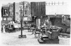 الاستوديو ، c1880-1882. بواسطة ألكسندر كابانيل