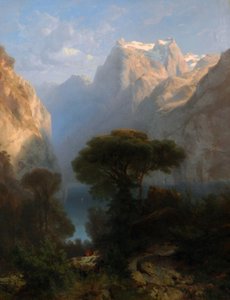 الألمانية: فييرفالدستيتر سي بحيرة لوسيرن (1853) بواسطة الكسندر كالامي
