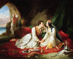 بايرون مثل دون خوان ، مع هايدي ، 1831 بواسطة الكسندر كولين