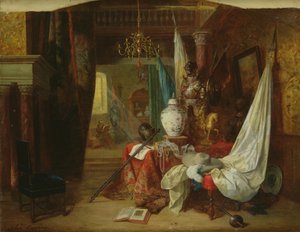 الداخلية ، رومانسية bric-a-brac بواسطة الكسندر Couder