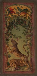 فهود باخوس يأكلون العنب ، كاليفورنيا. 1719-20. بواسطة الكسندر فرانسوا ديسبورتس