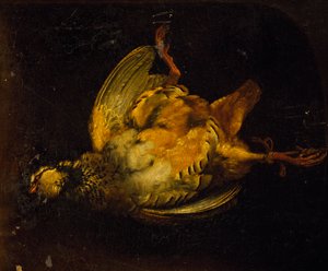 Still life with partridge, painting by Alexandre-Francois Desportes (1661-1743), France بواسطة الكسندر فرانسوا ديسبورتس