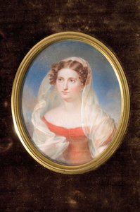 صورة للكونتيسة دوللي دي فيكويلمونت 1804-1863 بواسطة الكسندر فرانسوا لويس كونت دي جيراردان
