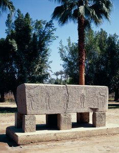 Egypt, Cairo, Ancient Memphis, Engraved sarcophagus بواسطة الكسندر جبرائيل (بعد) ديكامبس