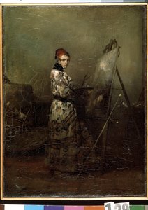 "" Autoportrait "(صورة ذاتية) لوحة رسمها الكسندر غابرييل ديكامبس (1803-1860) 1830 متحف هيرميتاج ، سانت بطرسبرغ بواسطة الكسندر جابرييل ديكامبس