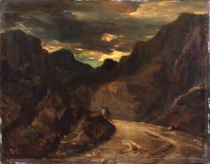 المرور على الجانب الآخر، بعد عام 1839 (زيت على قماش)