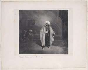 الدائمة التركية ، 1831. بواسطة الكسندر جابرييل ديكامبس