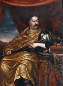 صورة جون الثالث سوبيسكي (1629-1696) ملك بولندا "" القرن السابع عشر - صورة جون الثالث سوبيسكي (1629-1696) ، ملك بولندا ودوق ليتوانيا الأكبر - تريسيوس ، جان (سي 1620 - 1692) - - زيت على قماش - 162x114 سم - متحف قصر ويلانو بواسطة الكسندر جان تريسيوس