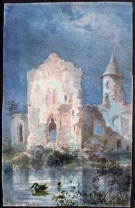 "منظر طبيعي في Eygue" ، ١٨٣٣ بواسطة الكسندر بوشكين