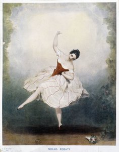 رقصة كلاسيكية: الآنسة روساتي عام 1848 بواسطة الكسندر دي فالنتيني