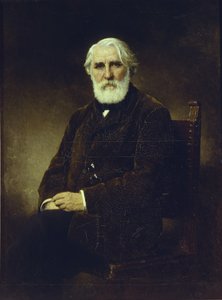 صورة للمؤلف إيفان س. تورجينيف 1818-1883 ، 1875 بواسطة أليكسي أليكسييفيتش هارلاموف