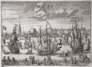 منظر لسانت بطرسبرغ ، 1727