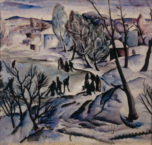 الشتاء. البركة المجمدة ، 1923-1924 بواسطة أليكسي إيليتش كرافشينكو