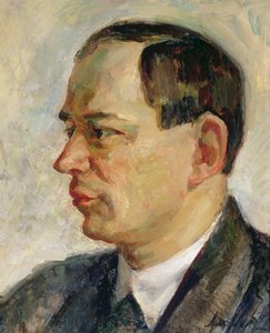 بورتريه فيساريون شبالين (1902-1963) 1933 (زيت على قماش) بواسطة أليكسي نيكولايفيتش أرزينكوف