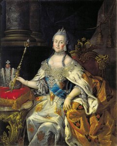 صورة الإمبراطورة كاثرين الثانية 1729-1796 ، 1766.