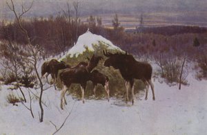 قطيع الأيائل ، 1889
