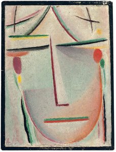 رأس مجردة رأس مجردة ، ج .1921 بواسطة Alexej von Jawlensky