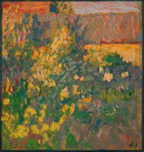 حديقة مزهرة بواسطة Alexej von Jawlensky