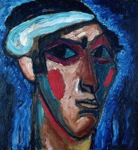 رأس رجل (ألكسندر ساشاروف) ، حوالي 1911 بواسطة Alexej von Jawlensky