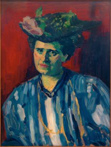 صورة لهيدويج كوبين بواسطة Alexej von Jawlensky