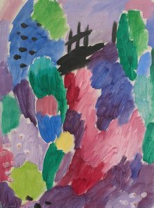 طريق روتر ، سانت بريكس. 1915 بواسطة Alexej von Jawlensky