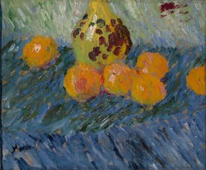 لا تزال الحياة مع البرتقال بواسطة Alexej von Jawlensky