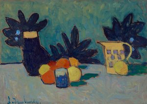 لا تزال الحياة مع الفواكه بواسطة Alexej von Jawlensky