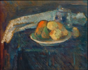 لا تزال الحياة مع منديل بواسطة Alexej von Jawlensky