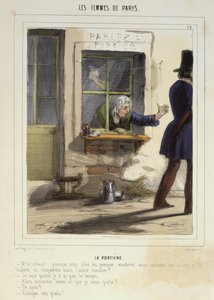 الكونسيرج ، من Les Femmes de Paris ، 1841-1842
