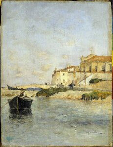قرية الصيد. لوحة للفريد كاسيل (1848-1909). ليموكس ، متحف بيتيت. بواسطة ألفريد كاسيل