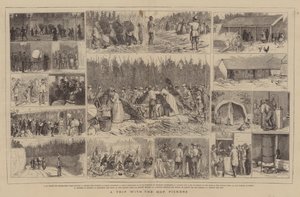 رحلة مع جامعي الهيب بواسطة Alfred Chantrey Corbould